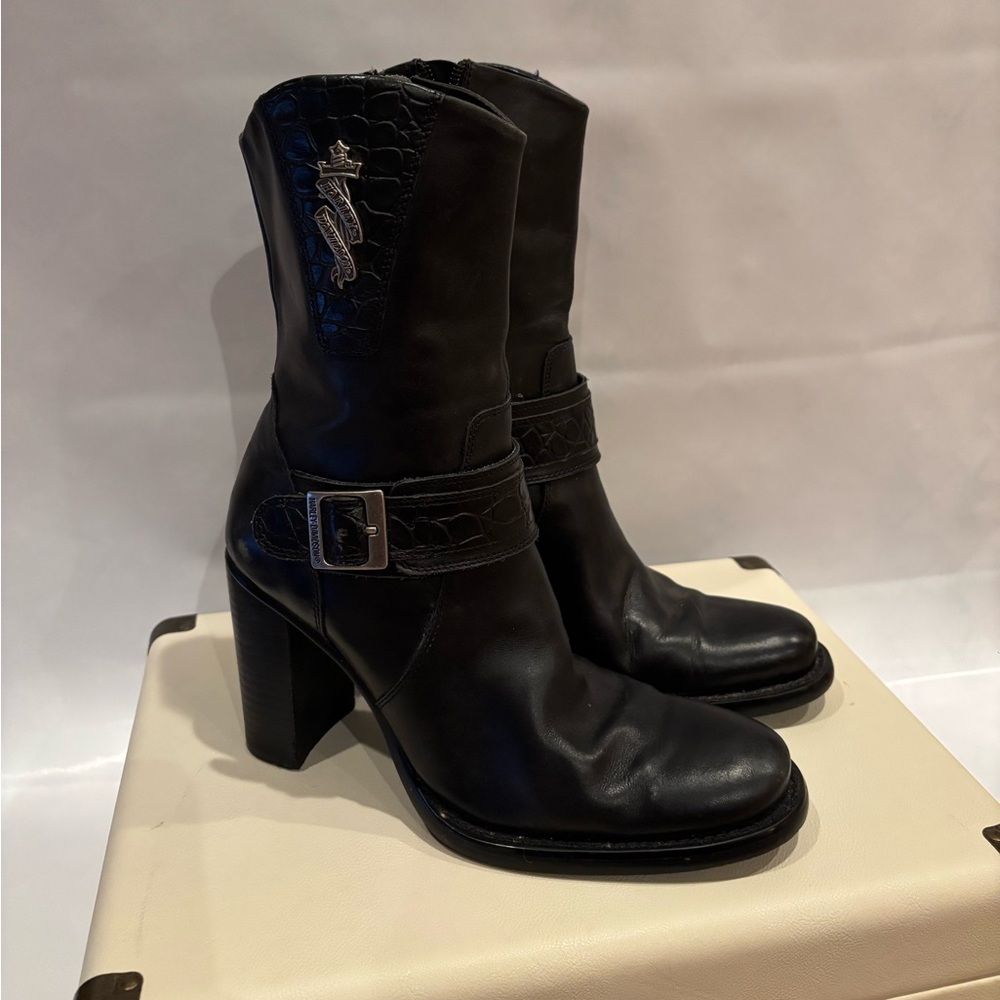 Harley-Davidson Women’s Black Leather Boots
